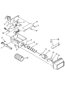 Freezer Interior parts for Kenmore Refrigerator 106.9505582 (1069505582, 106 9505582) from AppliancePartsPros.com