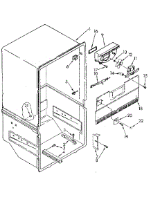 Liner parts for Kenmore Refrigerator 106.9602681 (1069602681, 106 9602681) from AppliancePartsPros.com