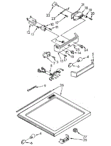 Compartment Separator parts for Kenmore Refrigerator 106.9602681 (1069602681, 106 9602681) from AppliancePartsPros.com