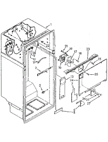 Liner parts for Kenmore Refrigerator 106.9608784 (1069608784, 106 9608784) from AppliancePartsPros.com