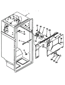 Liner Parts parts for Kenmore Refrigerator 106.9630681 (1069630681, 106 9630681) from AppliancePartsPros.com