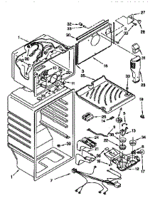 Liner parts for Kenmore Refrigerator 106.9650482 (1069650482, 106 9650482) from AppliancePartsPros.com