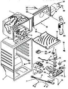 Liner parts for Kenmore Refrigerator 106.9658283 (1069658283, 106 9658283) from AppliancePartsPros.com