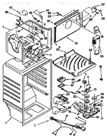 Liner parts for Kenmore Refrigerator 106.9658680 (1069658680, 106 9658680) from AppliancePartsPros.com