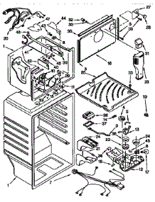 Liner parts for Kenmore Refrigerator 106.9659780 (1069659780, 106 9659780) from AppliancePartsPros.com