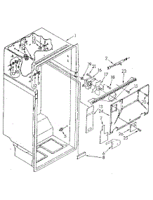 Liner parts for Kenmore Refrigerator 106.9700581 (1069700581, 106 9700581) from AppliancePartsPros.com