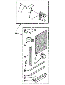 Installation parts for Kenmore Air Conditioner 106.9700780 (1069700780, 106 9700780) from AppliancePartsPros.com