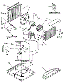 Unit parts for Kenmore Air Conditioner 106.9700850 (1069700850, 106 9700850) from AppliancePartsPros.com