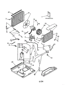 Unit parts for Kenmore Air Conditioner 106.9700871 (1069700871, 106 9700871) from AppliancePartsPros.com