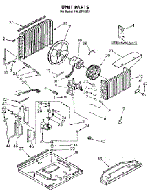 Unit parts for Kenmore Air Conditioner 106.9701072 (1069701072, 106 9701072) from AppliancePartsPros.com
