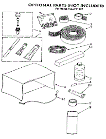 Optional parts for Kenmore Air Conditioner 106.9701072 (1069701072, 106 9701072) from AppliancePartsPros.com