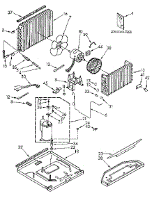 Unit Parts parts for Kenmore Air Conditioner 106.9701270 (1069701270, 106 9701270) from AppliancePartsPros.com