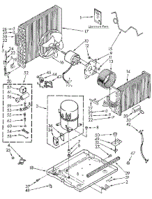 Unit parts for Kenmore Air Conditioner 106.9701870 (1069701870, 106 9701870) from AppliancePartsPros.com