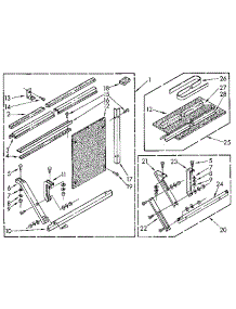 Installation parts for Kenmore Air Conditioner 106.9701870 (1069701870, 106 9701870) from AppliancePartsPros.com