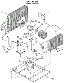 Unit parts for Kenmore Air Conditioner 106.9702990 (1069702990, 106 9702990) from AppliancePartsPros.com