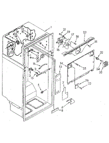 Liner parts for Kenmore Refrigerator 106.9705662 (1069705662, 106 9705662) from AppliancePartsPros.com