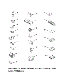 Wiring Harness parts for Kenmore Washer 110.26692503 (11026692503, 110 26692503) from AppliancePartsPros.com