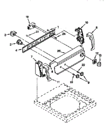 Control Panel parts for Kenmore Washer 110.26702690 (11026702690, 110 26702690) from AppliancePartsPros.com