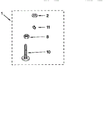 Miscellaneous parts for Kenmore Washer 110.26702690 (11026702690, 110 26702690) from AppliancePartsPros.com