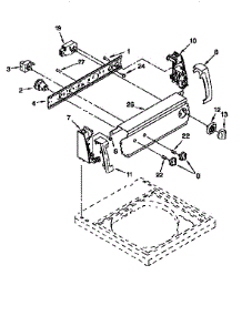 Control Panel parts for Kenmore Washer 110.26702691 (11026702691, 110 26702691) from AppliancePartsPros.com