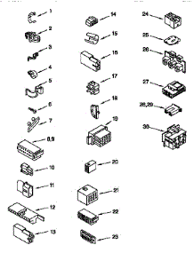 Wiring Harness parts for Kenmore Washer 110.26702691 (11026702691, 110 26702691) from AppliancePartsPros.com
