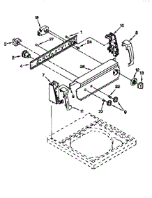 Control Panel parts for Kenmore Washer 110.26702692 (11026702692, 110 26702692) from AppliancePartsPros.com