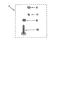 Miscellaneous parts for Kenmore Washer 110.26702692 (11026702692, 110 26702692) from AppliancePartsPros.com
