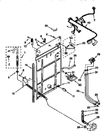 Rear Panel parts for Kenmore Washer 110.26702693 (11026702693, 110 26702693) from AppliancePartsPros.com