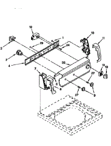 Control Panel parts for Kenmore Washer 110.26712690 (11026712690, 110 26712690) from AppliancePartsPros.com