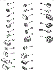 Wiring Harness parts for Kenmore Washer 110.26712691 (11026712691, 110 26712691) from AppliancePartsPros.com
