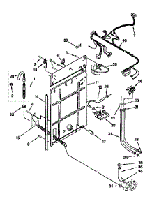 Rear Panel parts for Kenmore Washer 110.26722690 (11026722690, 110 26722690) from AppliancePartsPros.com