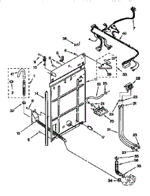 Rear Panel parts for Kenmore Washer 110.26722691 (11026722691, 110 26722691) from AppliancePartsPros.com
