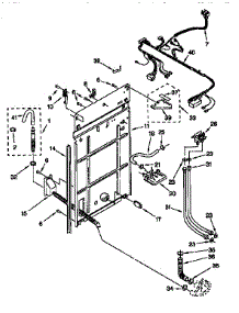 Rear Panel parts for Kenmore Washer 110.26722693 (11026722693, 110 26722693) from AppliancePartsPros.com