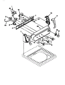 Control Panel parts for Kenmore Washer 110.26791691 (11026791691, 110 26791691) from AppliancePartsPros.com