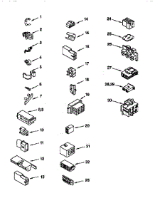 Wiring Harness parts for Kenmore Washer 110.26801690 (11026801690, 110 26801690) from AppliancePartsPros.com