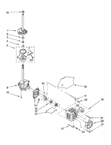 Brake, Clutch, Gearcase, Motor And Pump Parts parts for Kenmore Washer 110.28722700 (11028722700, 110 28722700) from AppliancePartsPros.com