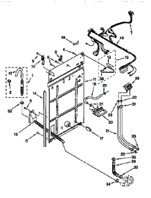 Rear Panel parts for Kenmore Washer 110.28802890 (11028802890, 110 28802890) from AppliancePartsPros.com