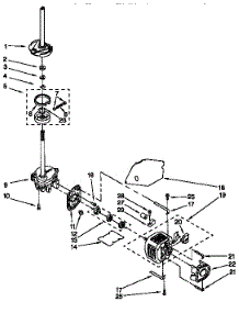 Motor And Pump parts for Kenmore Washer 110.28812790 (11028812790, 110 28812790) from AppliancePartsPros.com