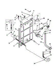 Rear Panel parts for Kenmore Washer 110.28822791 (11028822791, 110 28822791) from AppliancePartsPros.com
