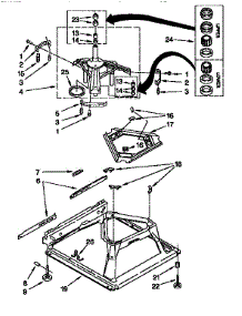 Machine Base parts for Kenmore Washer 110.28824790 (11028824790, 110 28824790) from AppliancePartsPros.com