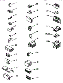 Wiring Harness parts for Kenmore Washer 110.28824790 (11028824790, 110 28824790) from AppliancePartsPros.com
