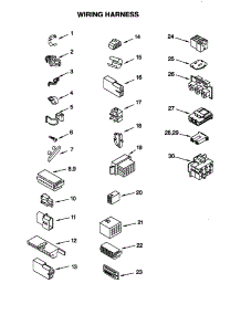 Wiring Harness parts for Kenmore Washer 110.28874891 (11028874891, 110 28874891) from AppliancePartsPros.com