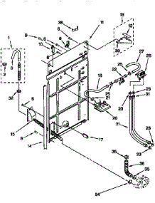 Rear Panel parts for Kenmore Washer 110.28902790 (11028902790, 110 28902790) from AppliancePartsPros.com