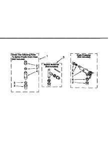 Water System parts for Kenmore Washer 110.28902790 (11028902790, 110 28902790) from AppliancePartsPros.com
