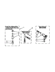 Water System parts for Kenmore Washer 110.28912790 (11028912790, 110 28912790) from AppliancePartsPros.com