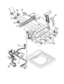 Control Panel parts for Kenmore Washer 110.28912791 (11028912791, 110 28912791) from AppliancePartsPros.com