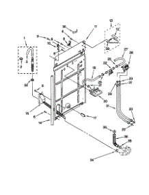 Rear Panel parts for Kenmore Washer 110.28912791 (11028912791, 110 28912791) from AppliancePartsPros.com