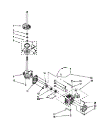 Brake / Clutch / Gearcase / Motor / Pump parts for Kenmore Washer 110.28922791 (11028922791, 110 28922791) from AppliancePartsPros.com