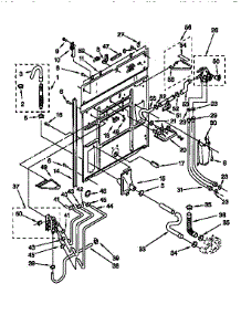 Rear Panel parts for Kenmore Washer 110.28932790 (11028932790, 110 28932790) from AppliancePartsPros.com