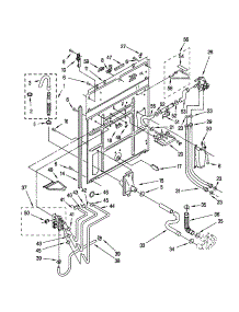 Rear Panel parts for Kenmore Washer 110.28934791 (11028934791, 110 28934791) from AppliancePartsPros.com